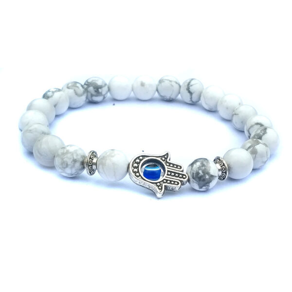 Bergamot evil eye stone bracelet - Image 4