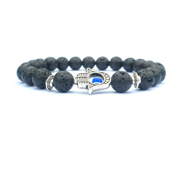 Bergamot evil eye stone bracelet - Image 7