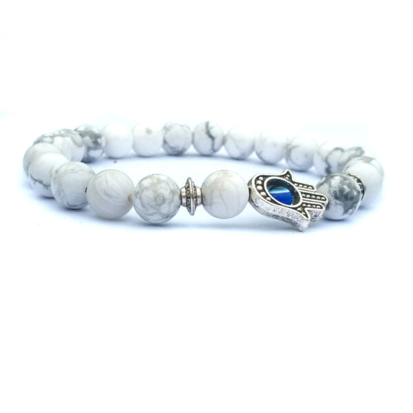 Bergamot evil eye stone bracelet - Image 5