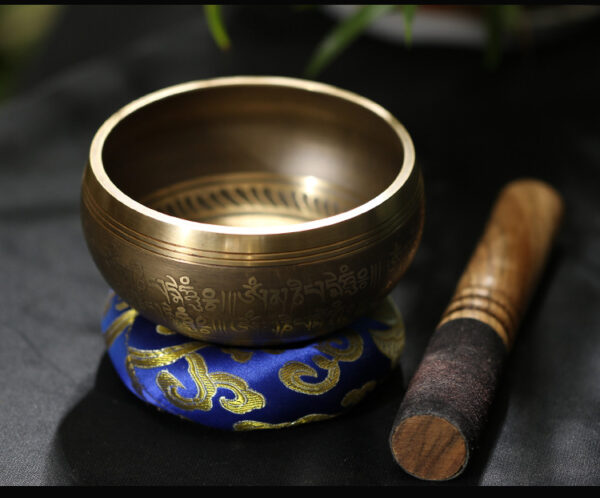 Yoga Meditation Singing Bowl Auspicious Knot Handmade Buddha Sound Bowl - Image 4