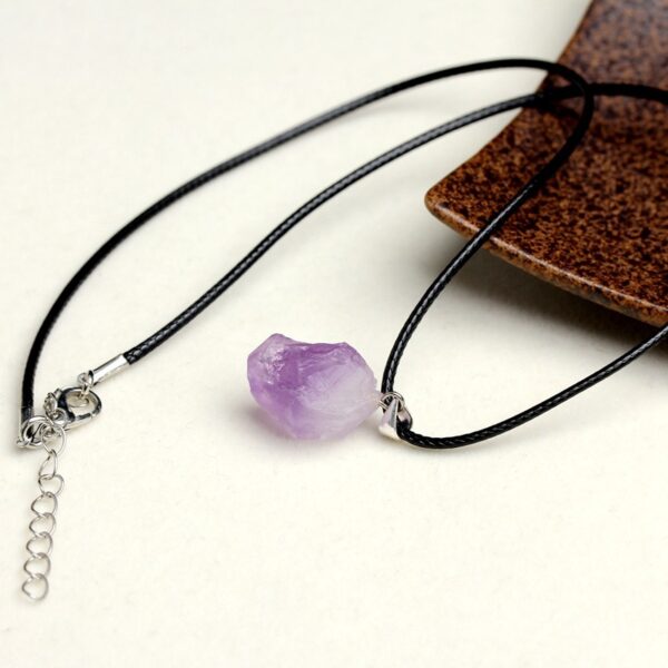 Amethyst Pendant Necklace - Image 3