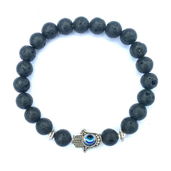 Bergamot evil eye stone bracelet - Image 6