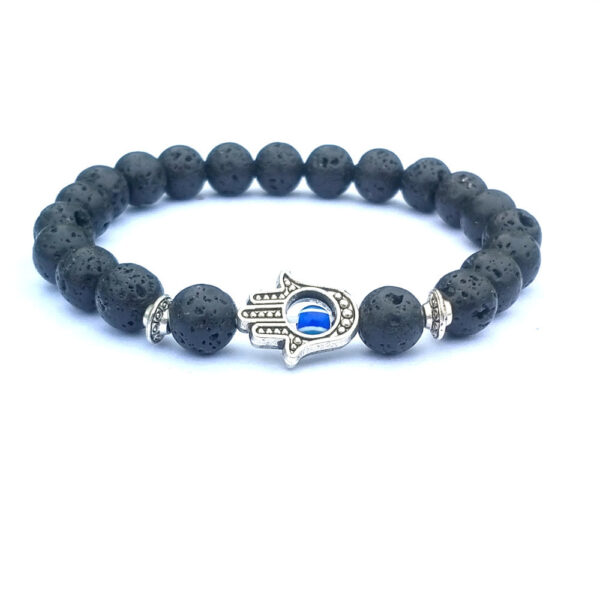 Bergamot evil eye stone bracelet - Image 2