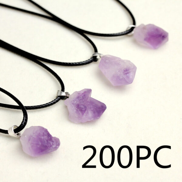 Amethyst Pendant Necklace - Image 2