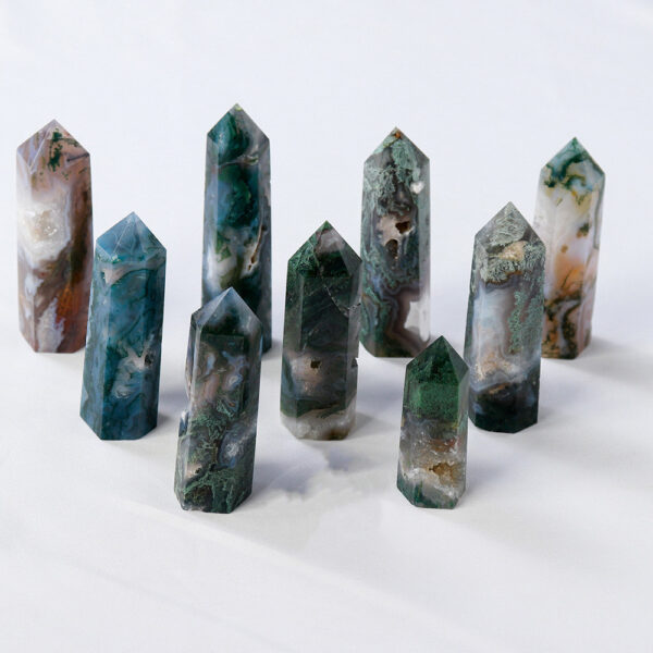 Natural Crystal Single Pointed Column Crystal Agate Column - Image 6