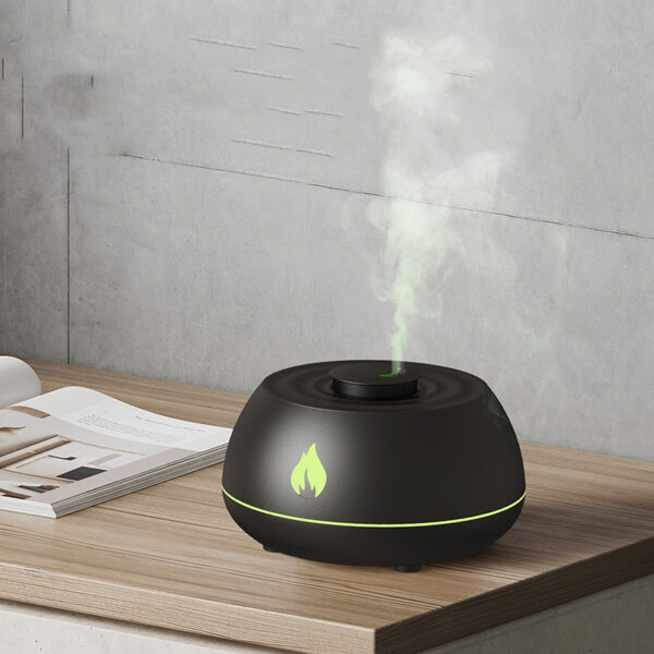 Flame Humidifier Aromatherapy Diffuser 7 Colors Light Home Air Humidifier 130ML USB Room Fragrance Essential Oil Diffuser - Image 2